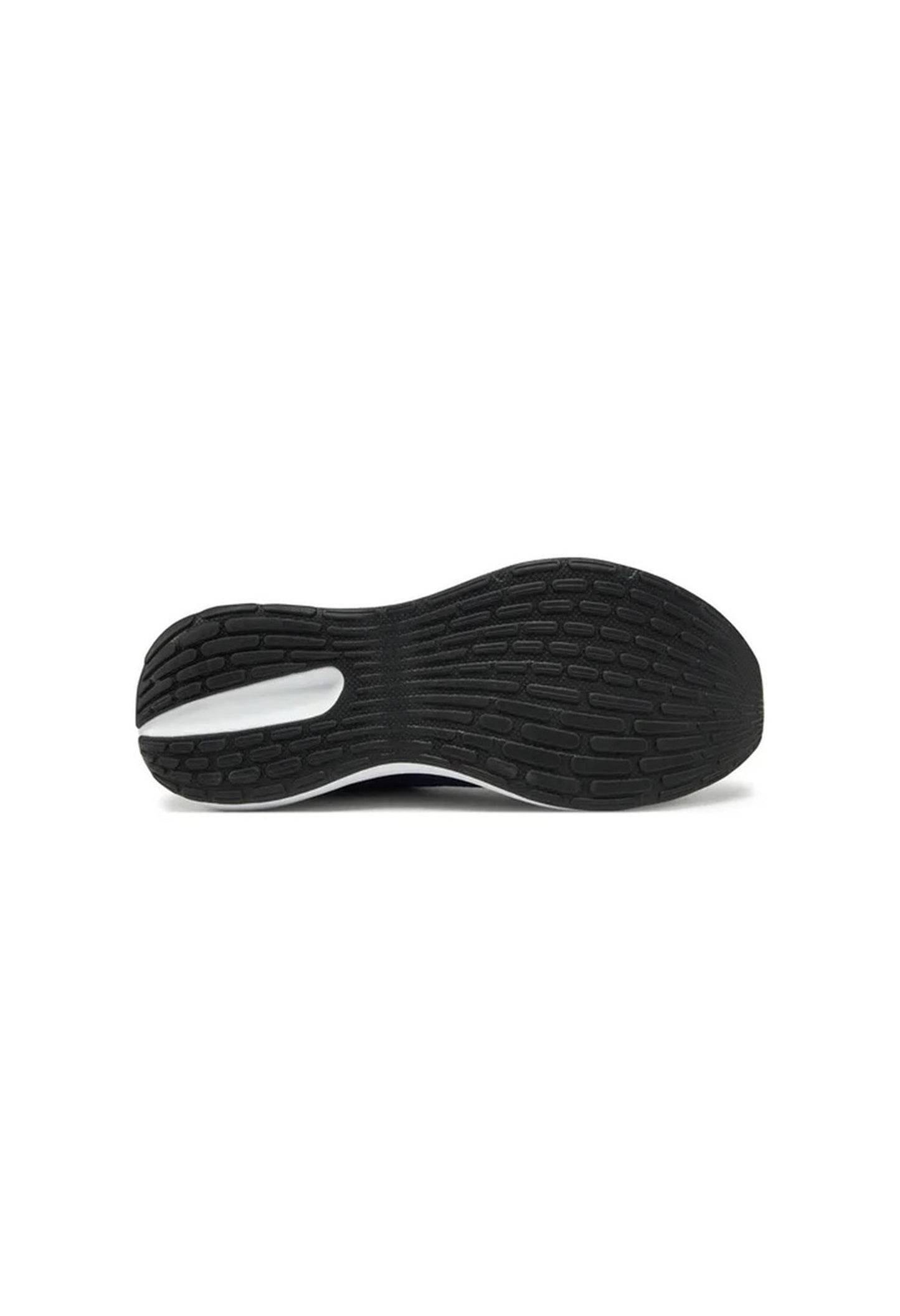 Durable rubber outsole and tread pattern of the Adidas Response Runner U for traction.