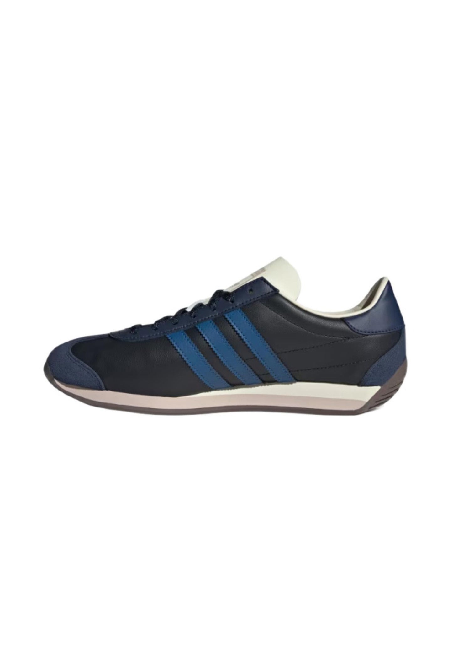 Adidas COUNTRY OG classic runner showing round toe and durable rubber sole.