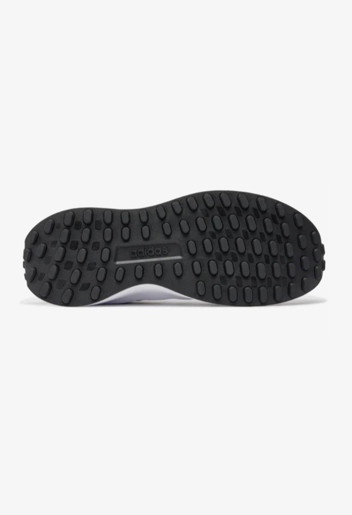 Durable rubber outsole and tread pattern of the Adidas RUN 70S sneakers for reliable grip.