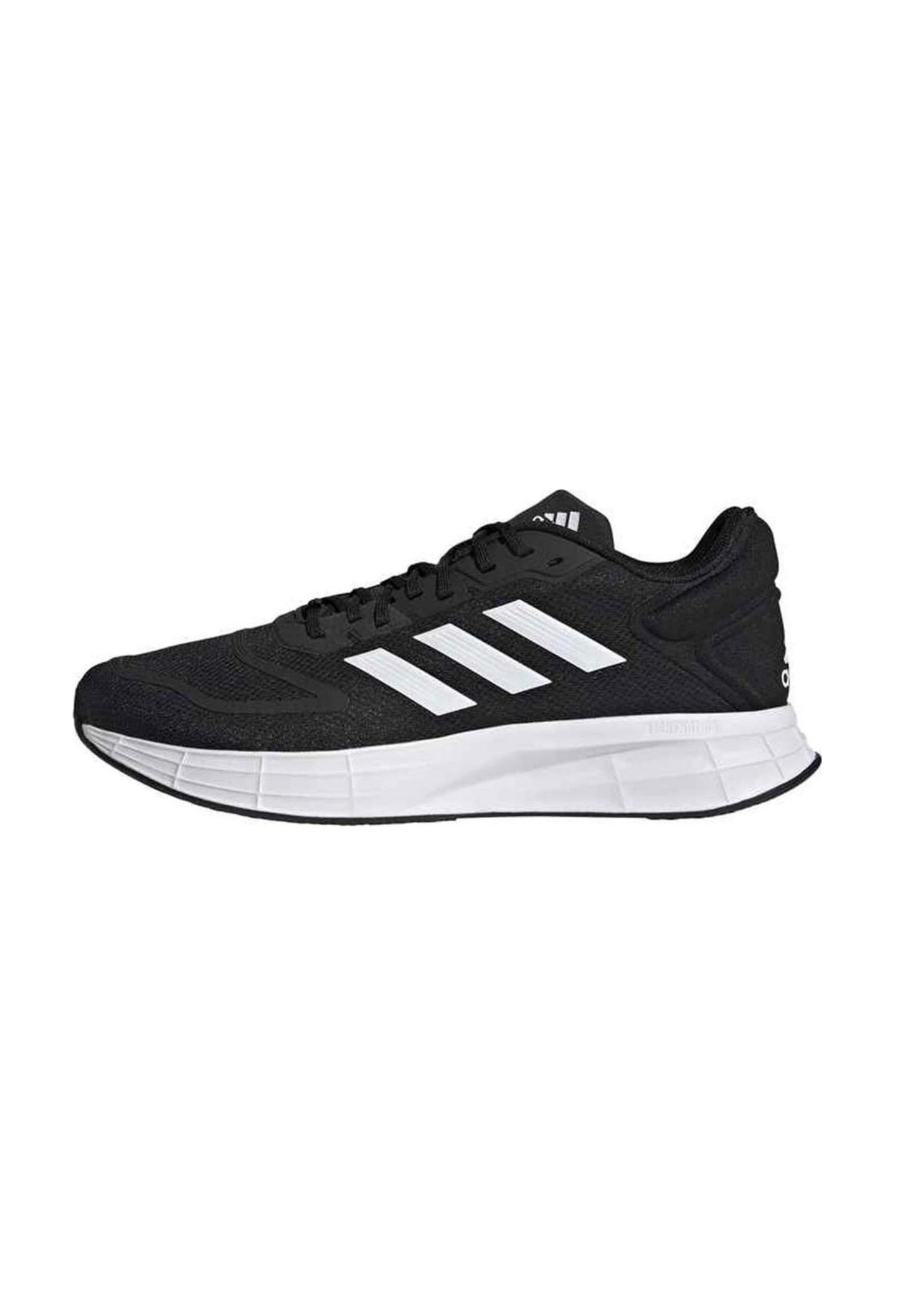 Side profile of authentic Adidas Duramo 10 trainers showing the LIGHTMOTION midsole.