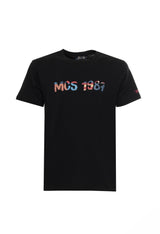 Authentic MCS men's black t-shirt for spring/summer collection.