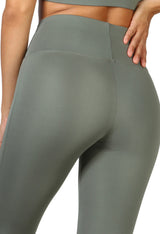 Bodyboo high-waist leggings showing contoured fit on the back.