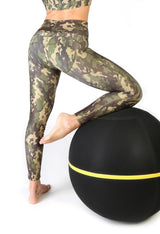 Bodyboo printed shaping leggings in blue/purple pattern variant.