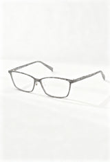 Italia Independent 5571A women's luxury acetate optical frames in a patterned finish.