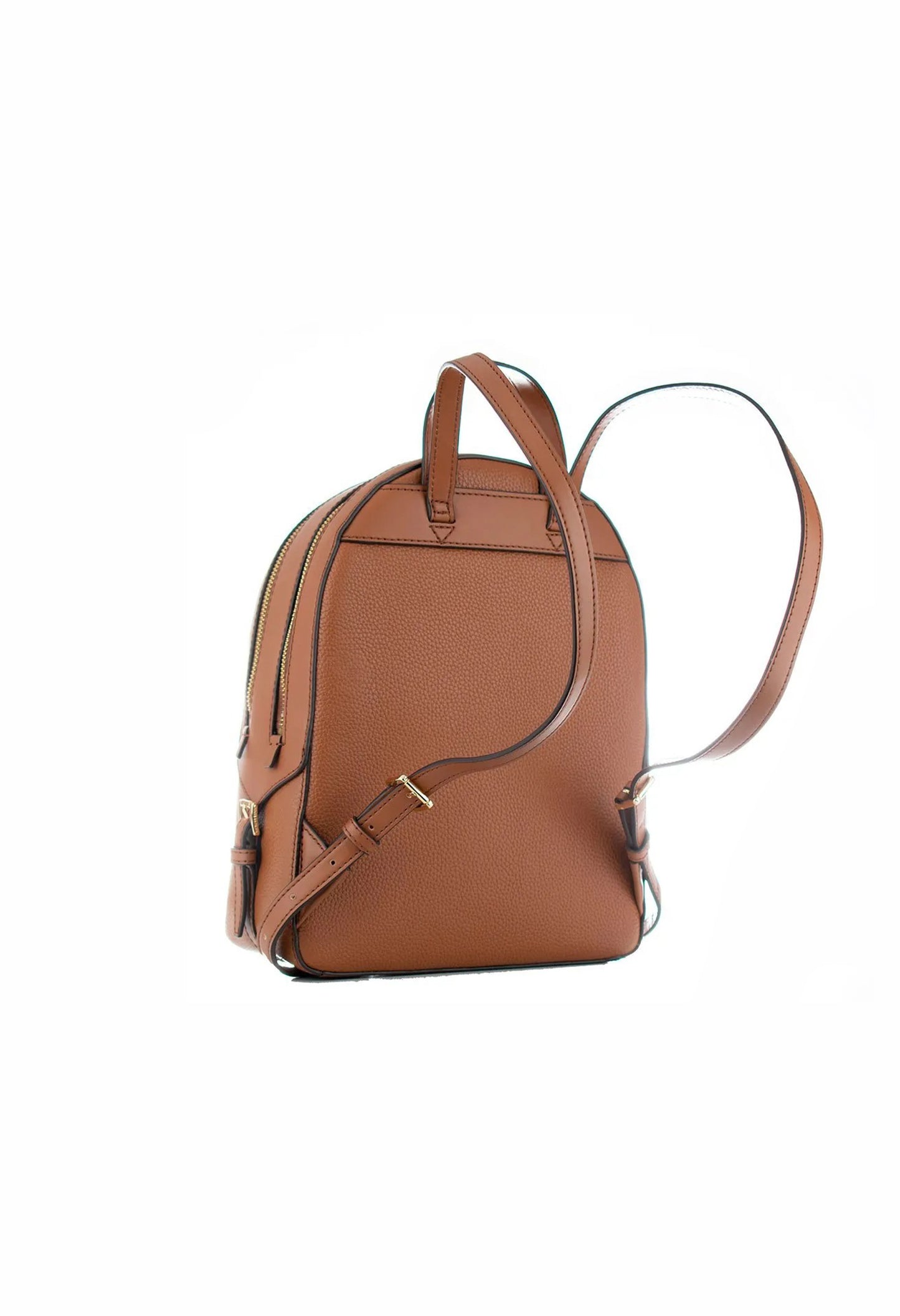 “Side view of Michael Kors Women’s Leather Designer Backpack 35S2G8TB2L – authentic luxury backpack with metallic zip fastening and elegant silhouette.”