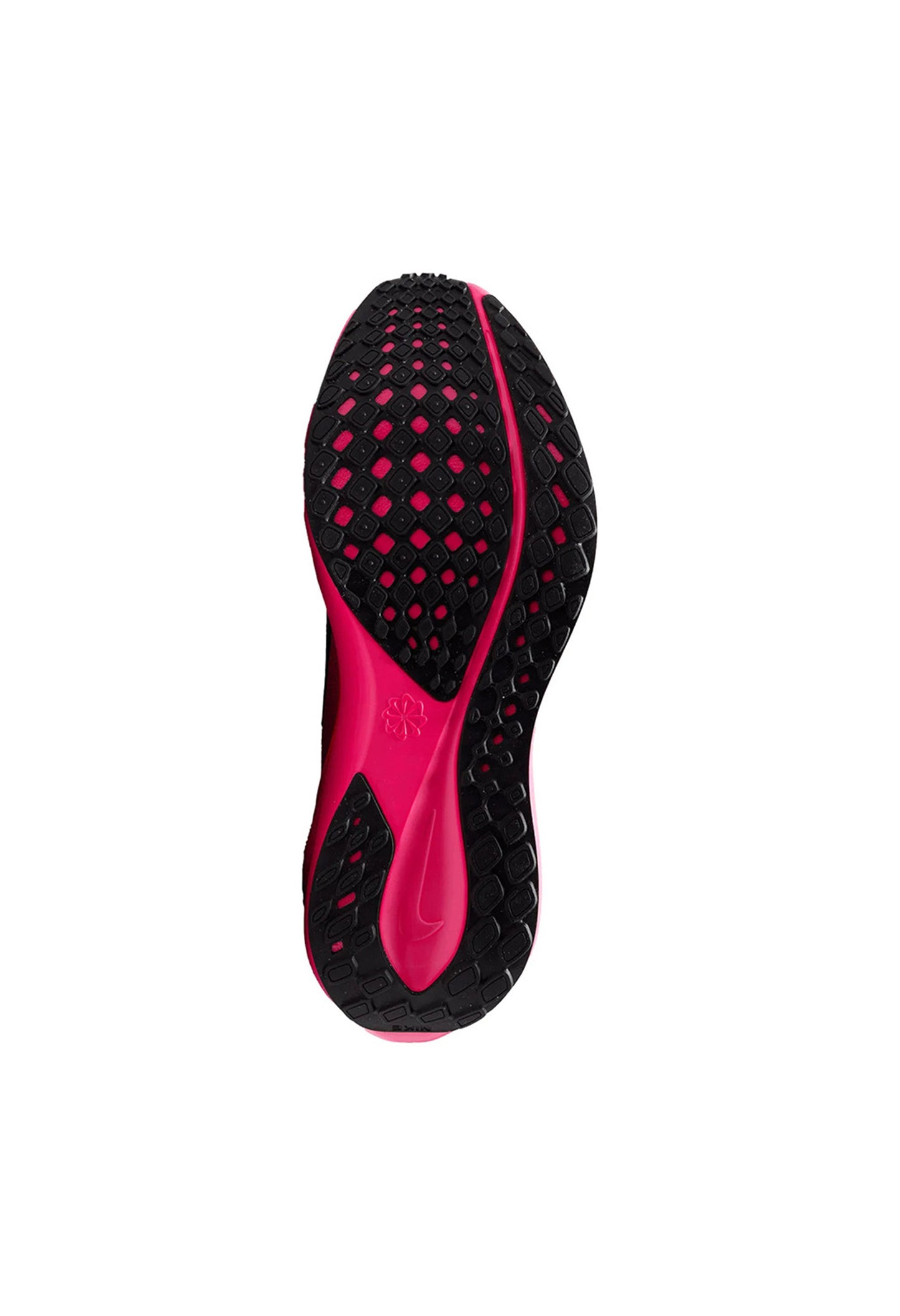 Waffle-inspired rubber outsole and traction pattern of the Nike Pegasus 41 for road grip.